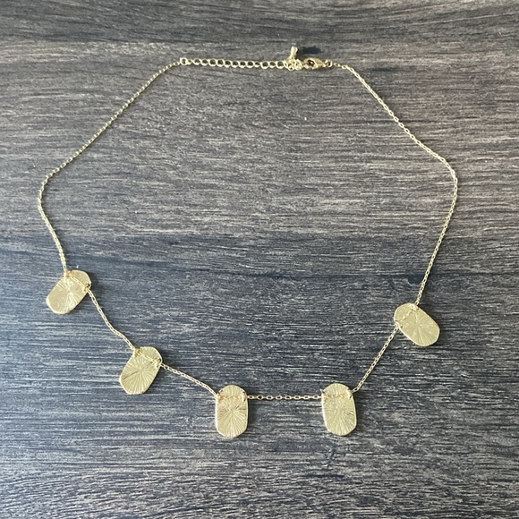 Abalone Shell Necklace with Gold Hardware - Picture 5 of 5